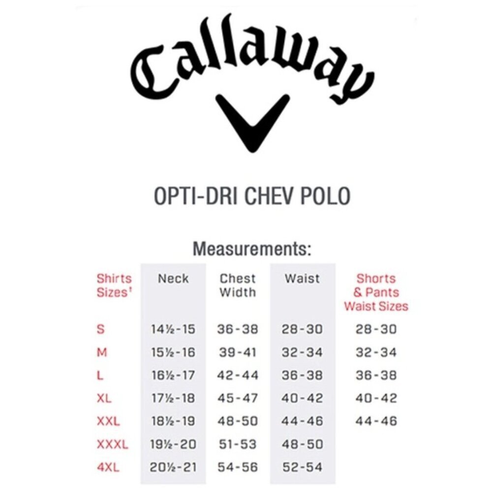 Callaway Golf Polo Shirt Opti Dri CGM211 Chili Pepper Red Men’s Small - Picture 10 of 15